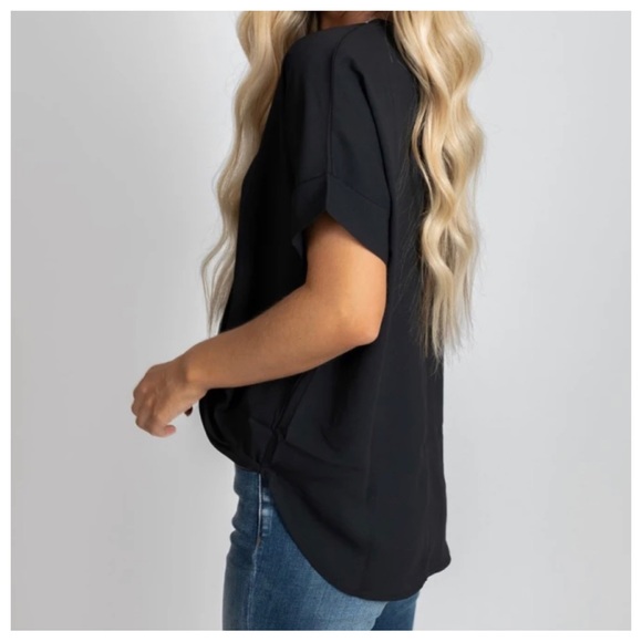 28 Boho Beautiful Cross Front Blouse - Picture 3 of 3